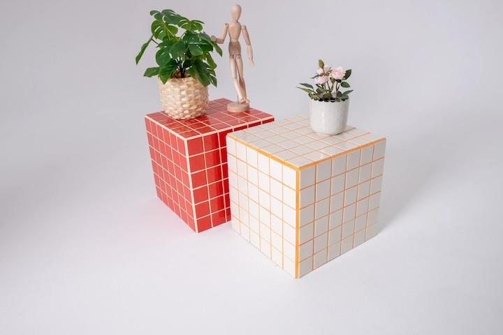 DIY 타일협탁 테이블 만들기 키트 3sizes (14colors)