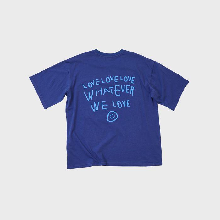 T SHIRT WE LOVE NAVY