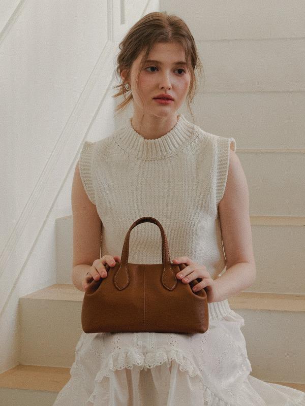 보네르 토트백 Bonheur Tote Bag - 브라운