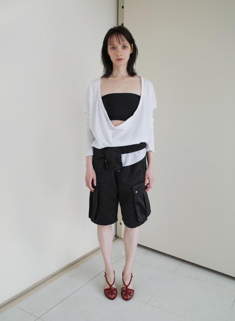 gleam bermuda black pants