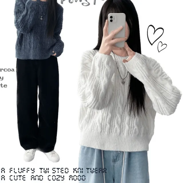 Pong pong twisted knit