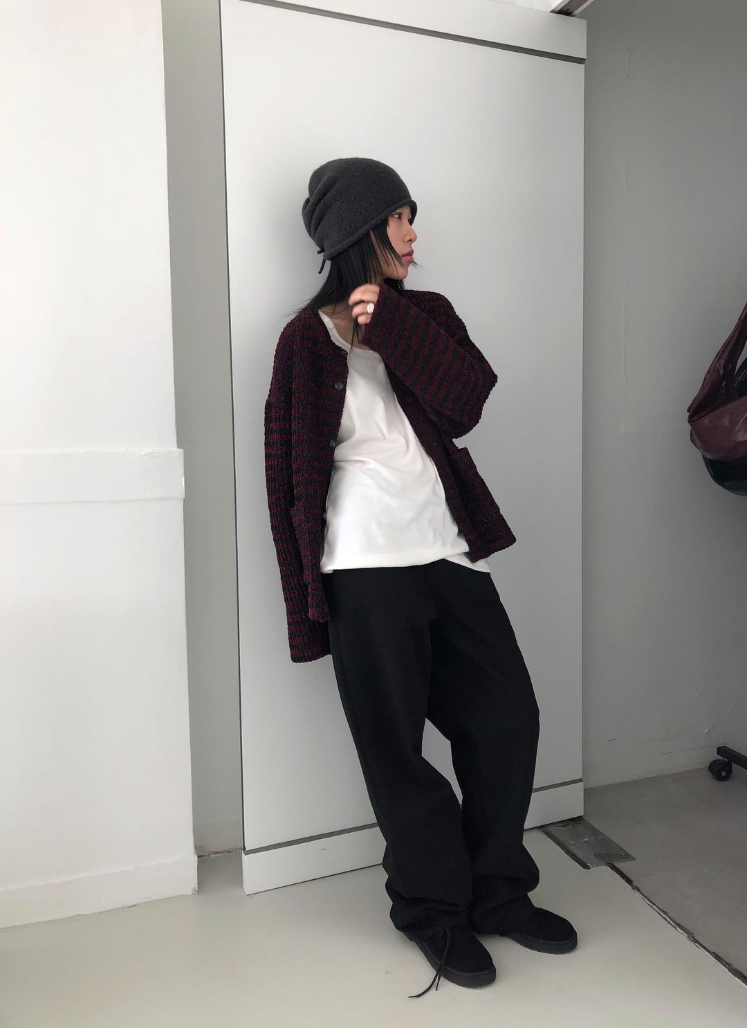 Maint stripe cardigan (3C)