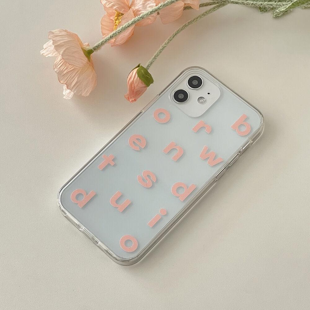 투명 젤하드케이스 Ditto Jelly Hard Case (pink)