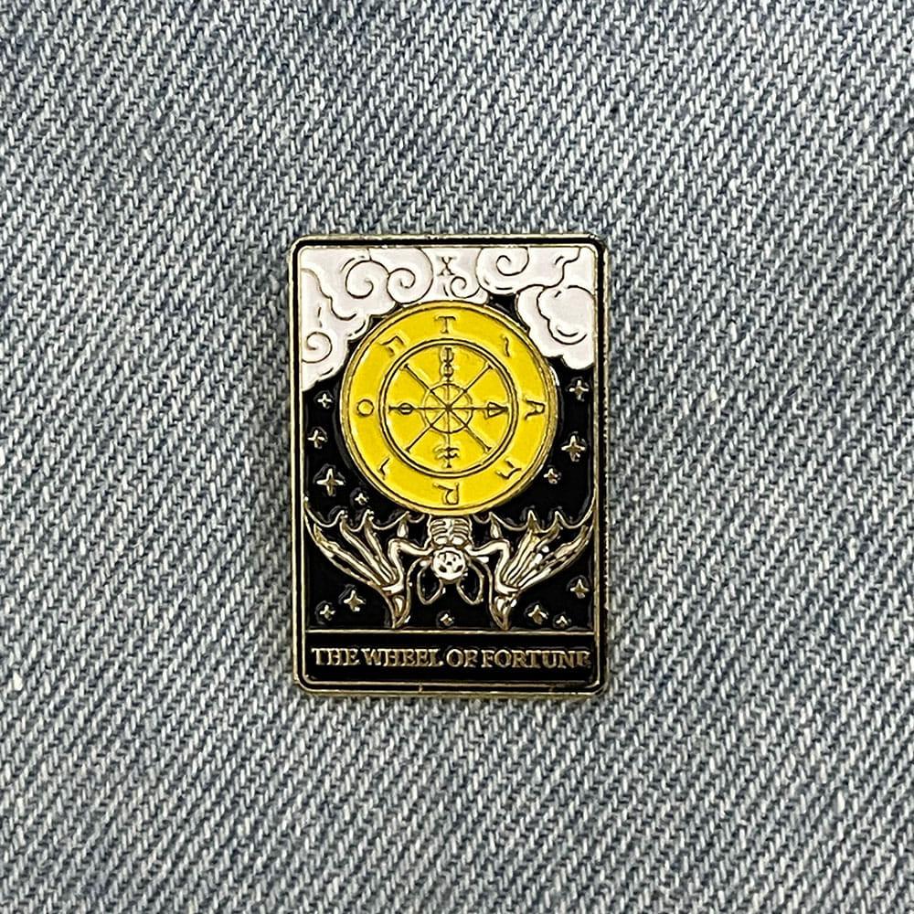 BC206 타로카드 운명의 바퀴 배지 뱃지 브로치