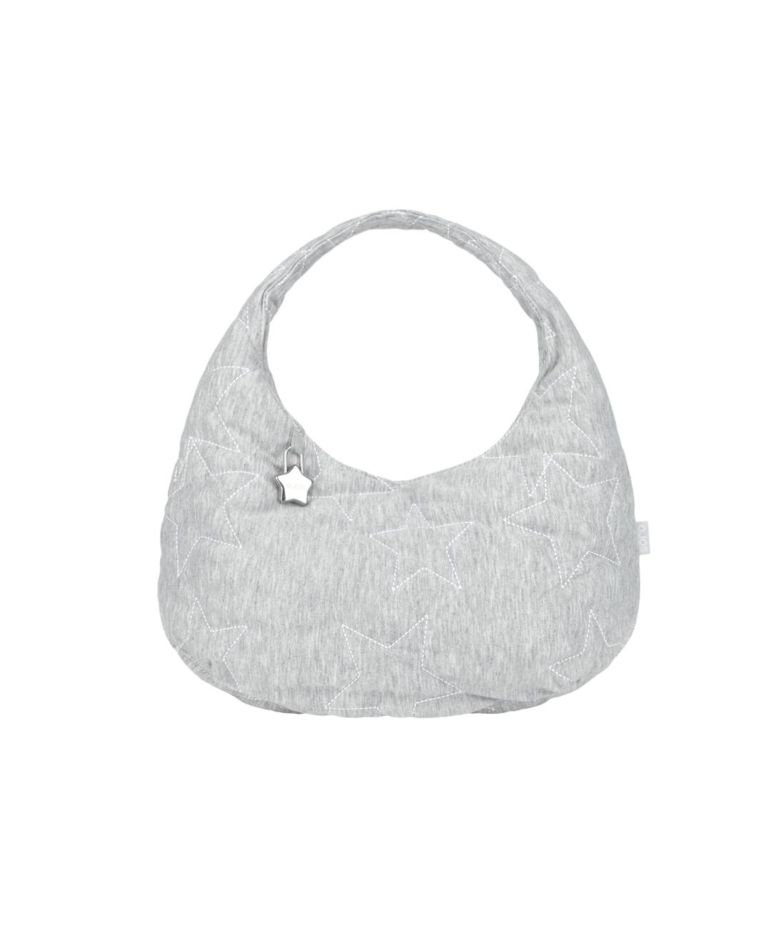 Starquilt padded Hobo Bag / Grey