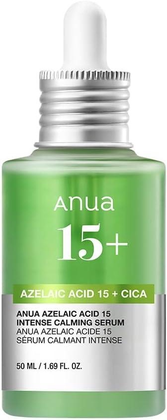 아누아 ANUA Azelaic Acid 15 Intense Calming Serum, 1.7 fl oz (50