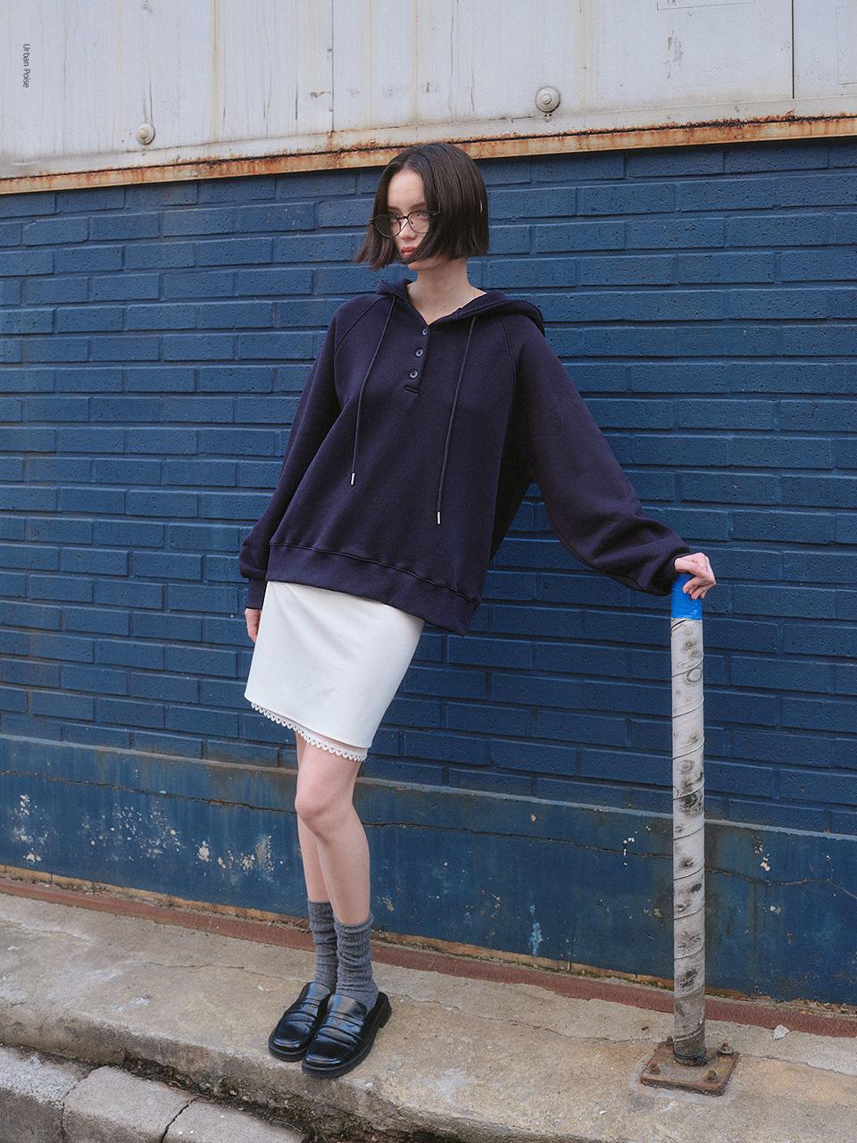 RACHEL SWEAT HOODIE_NAVY