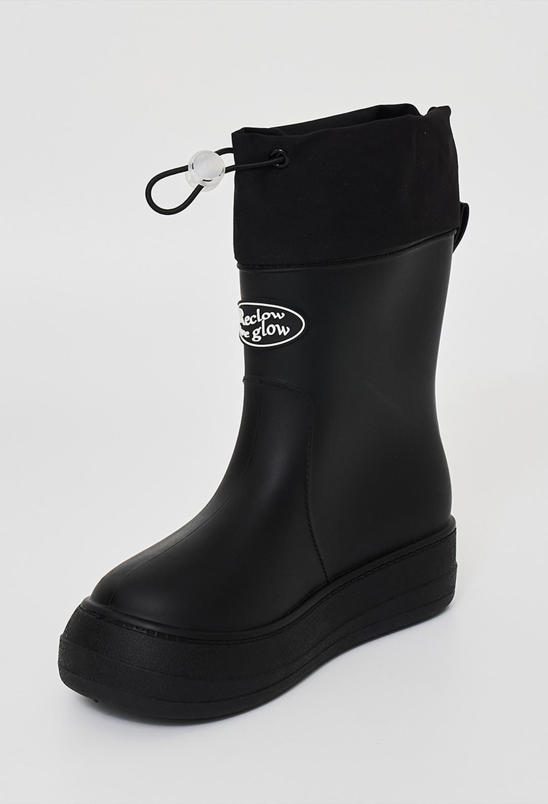 리끌로우 [당일/오늘출고] 🍀봄비 "미리장만해요!" 품절대란 완벽방수 뽀송뽀송 ✨데일리 스트링 미들 SHIRRING 레인부츠 7컬러