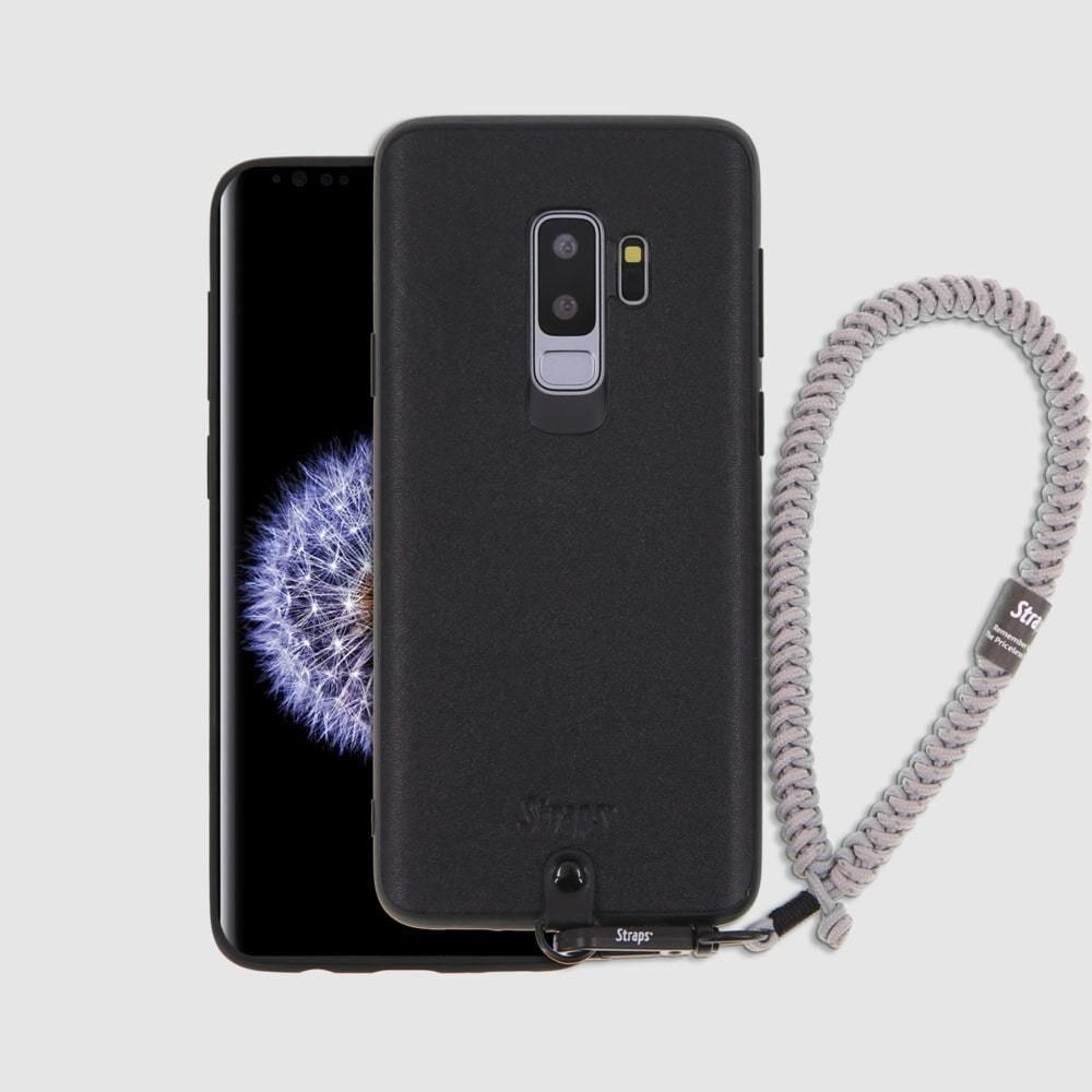 갤럭시 S9+ 가죽 슬림 스트랩 케이스
