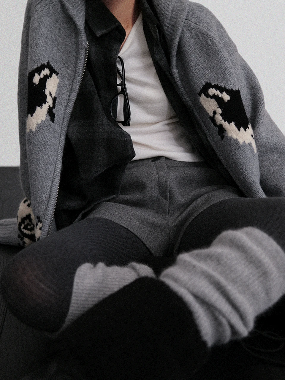 코위찬니트가디건