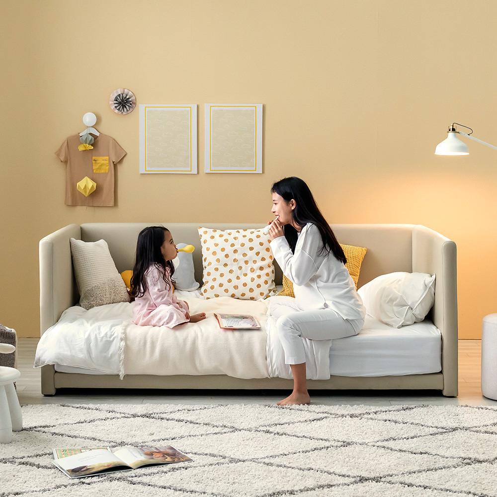 레이디가구 코쿤 슬림 저상형침대 데이베드 프레임 SS