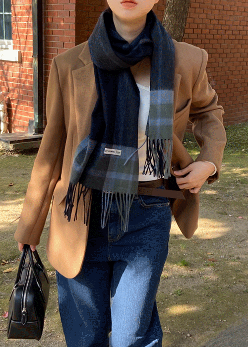 베어 체크 머플러 (2 color)