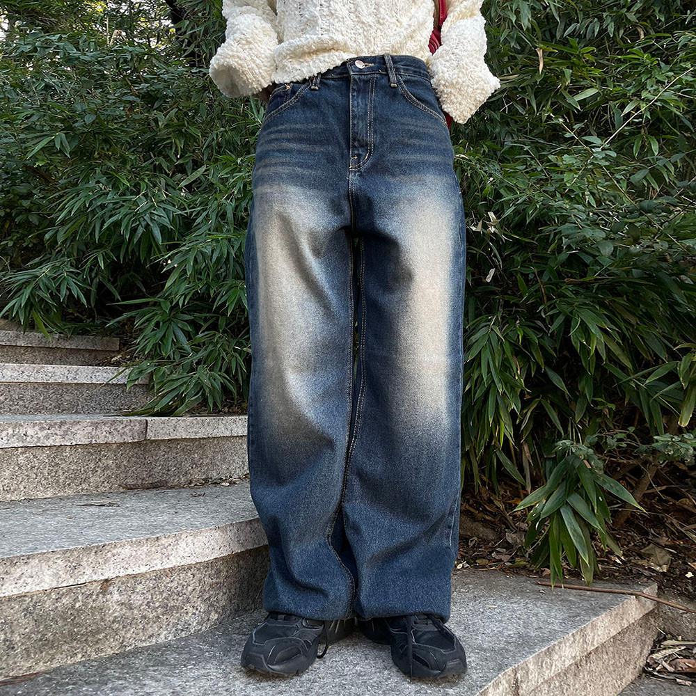 indigo sand washing pants 진청 샌드 워싱 팬츠 (S,M,L)