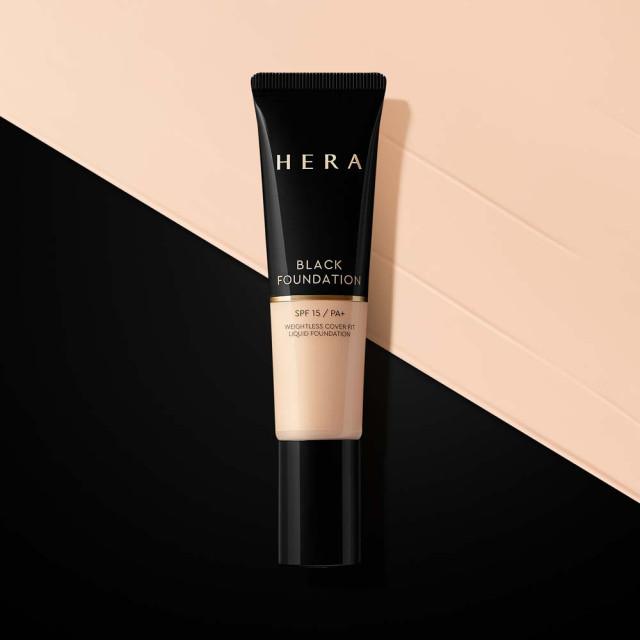 헤라 블랙 파운데이션 SPF15/PA+ 35ml  (밀착커버, 세미매트 파운데이션)