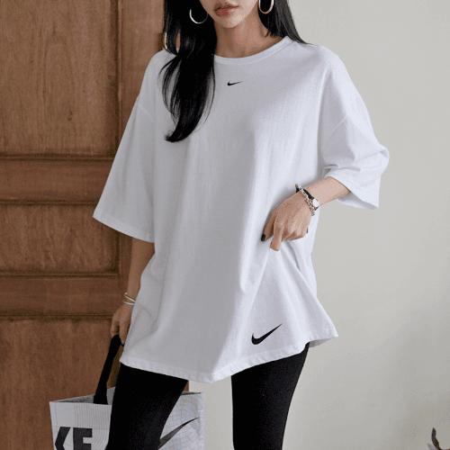 남여공용 스우시 기본 박스티