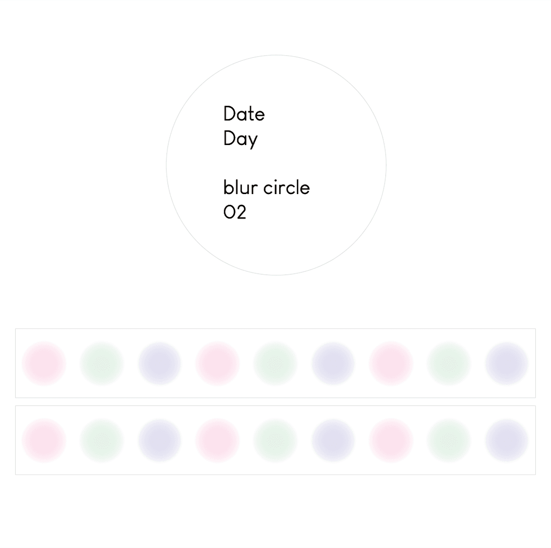 Masking tape - Blur circle 02