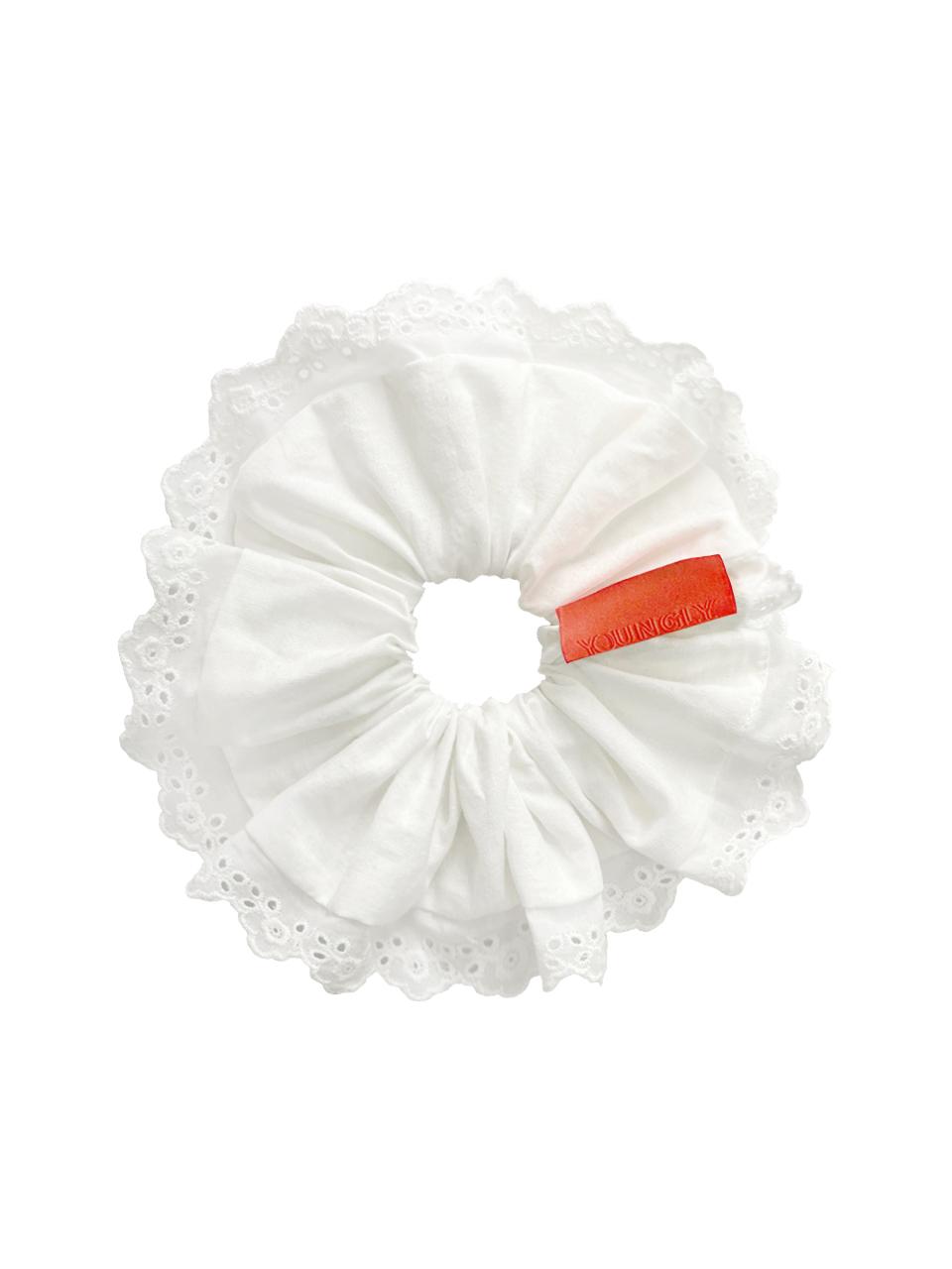 [05/15 예약 배송] Pillow scrunchie, WHITE