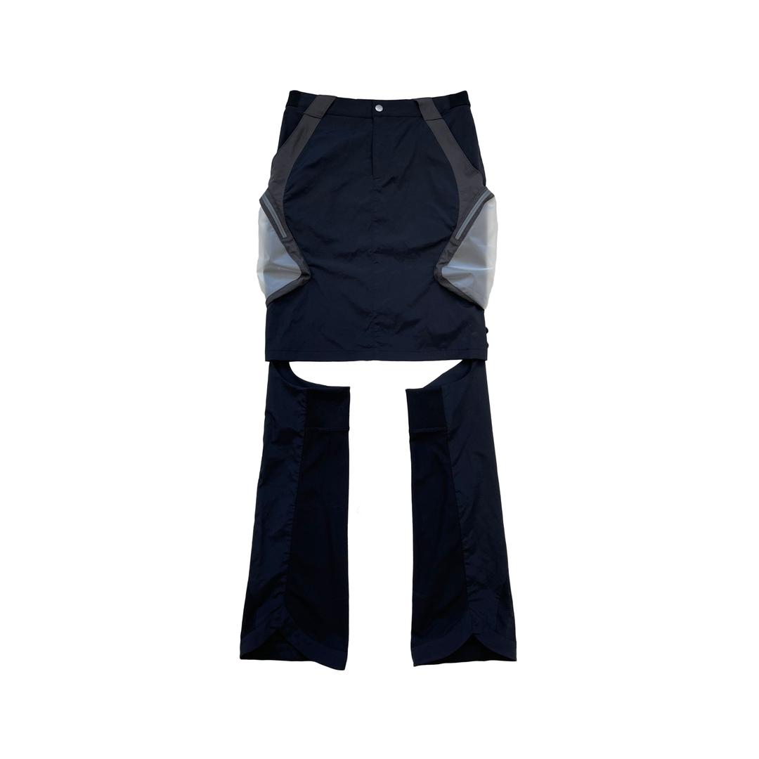지초이 [jichoi] SS22 CARGO SKIRT PANTS (BLACK) - 위시버킷