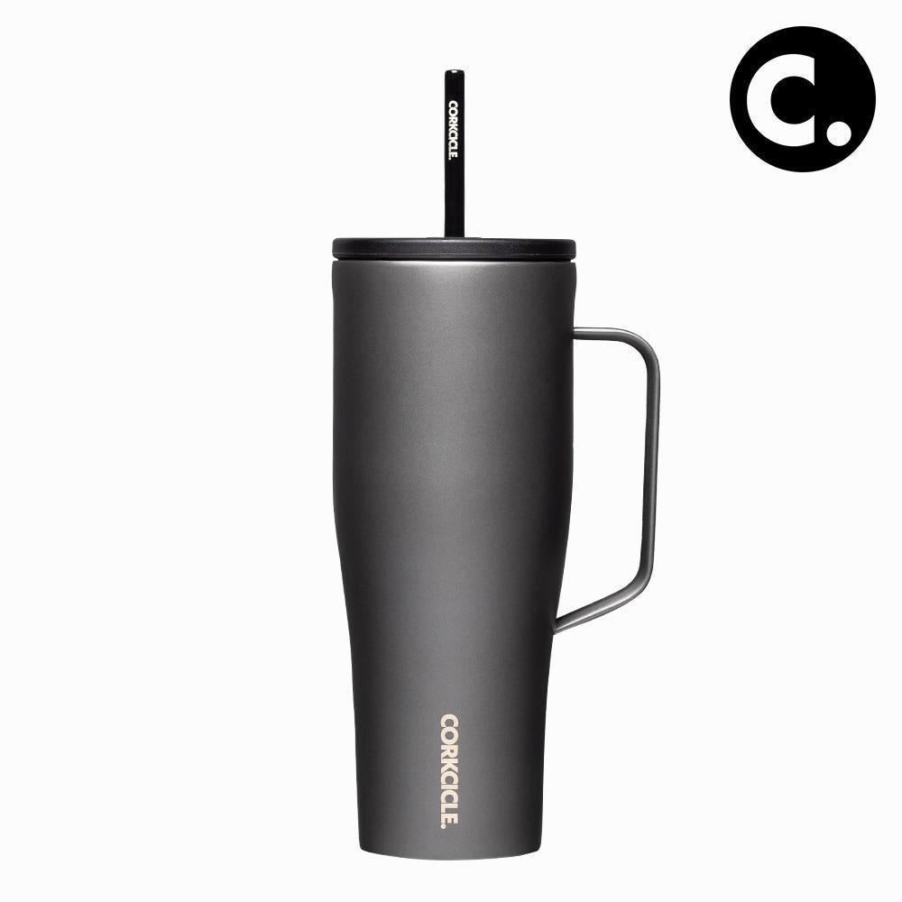 콕시클 콜드컵 XL 텀블러 대용량 손잡이 빨대 스텐 진공 보온 보냉 890ml, 세라믹슬레이트