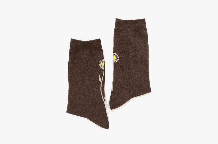 [소언] SOCKS_DAISY - BROWN (3차입고)