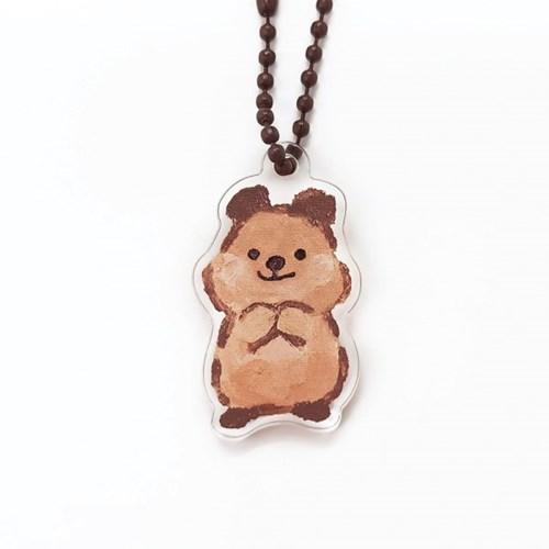 [차냐] 두손 모은 쿼카 키링