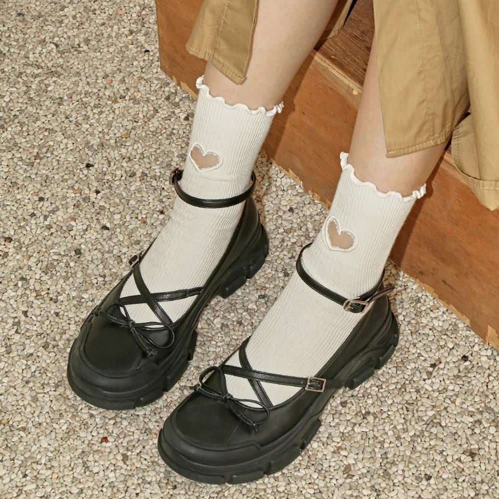 Libre Ribbon Maryjane Sneakers 3cm