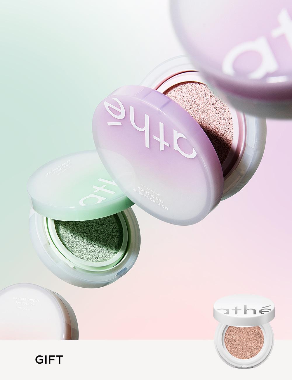 아떼 비건 릴리프 라이팅 톤업 선쿠션 SPF50+ PA++++