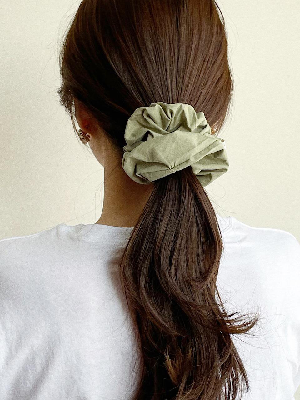 oar Vintage Shirt Scrunchie [Olive]