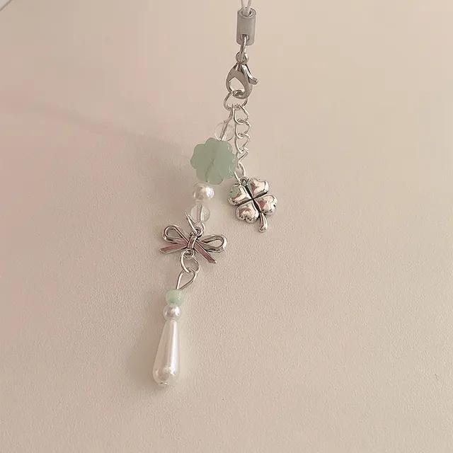 🤍당일출고🤍 green lucky clover keyring 그린 럭키 클로버 키링