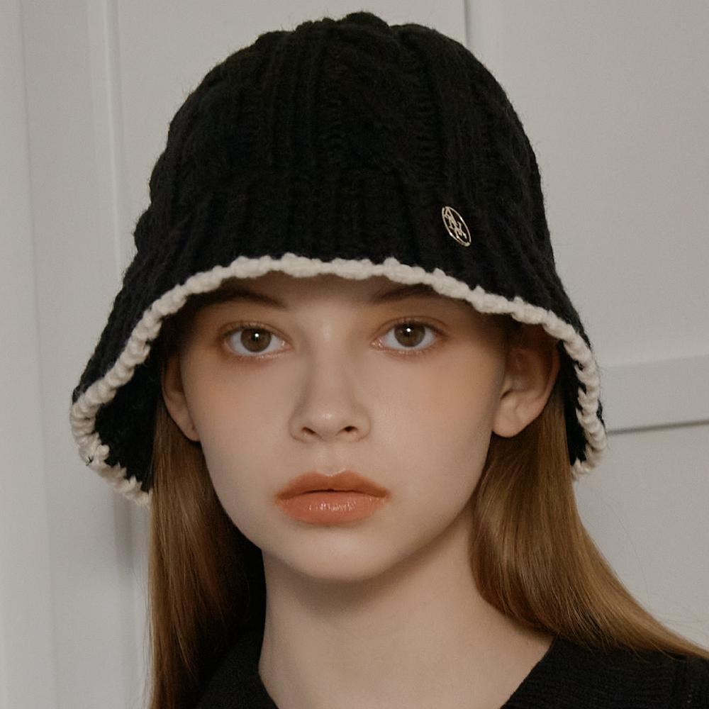[단독ㅣ~8/28]ANC WOOL TWISTED BUCKET HAT_BLACK