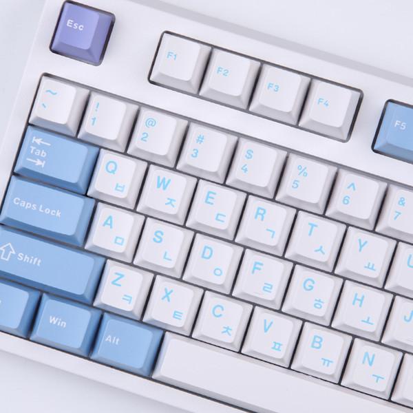 몬스타 가츠 하늘고래 132키 체리 한글 정각 PBT 이중사출 커스텀 기계식 키보드 키캡