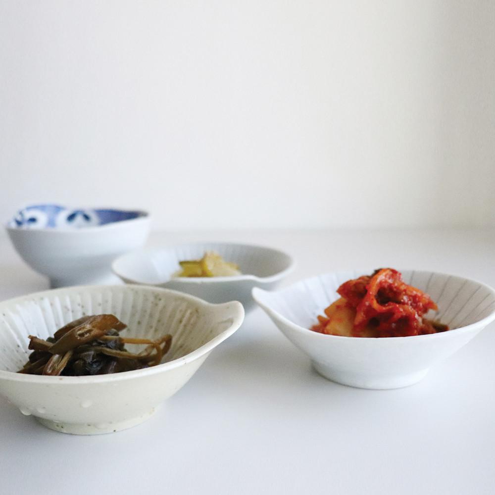 덴다시 낮은 돈수이 그릇 앞접시용 3종