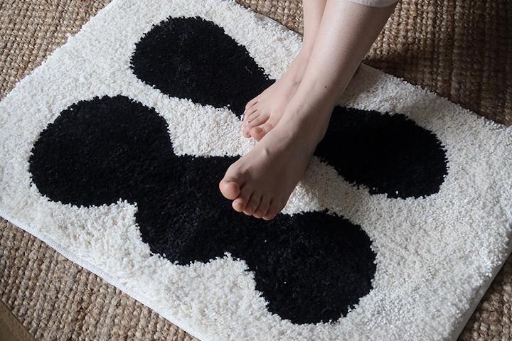 북유럽 감성 아티스틱 호텔용 고급 발매트 4colors