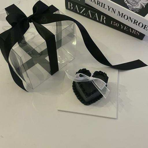 무료선물포장🖤블랙 하트 케이크모양캔들🖤생일,기념일케이크