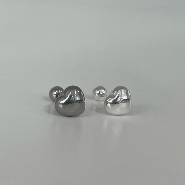 서지컬스틸 페블 하트 바벨