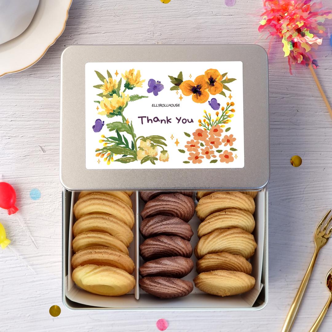 틴케이스 주문제작 버터쿠키 3MIX (싱글)