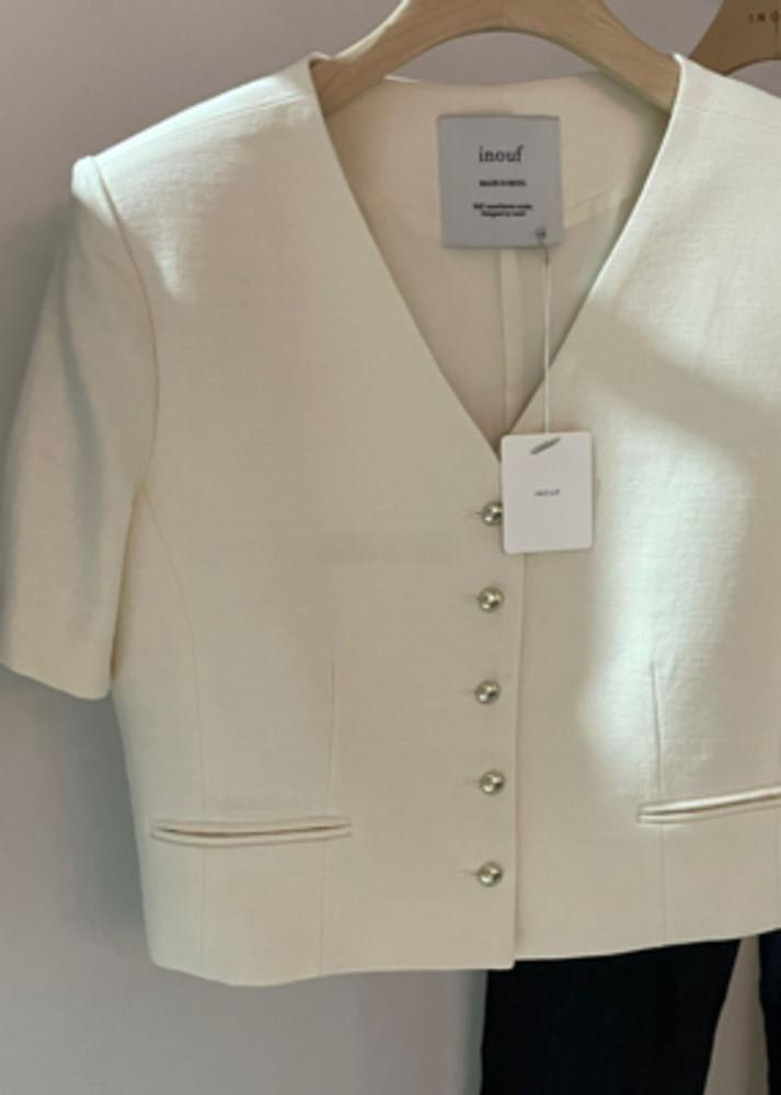 (아이당일) 콜린 하프 반팔 자켓 3col