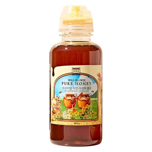 정원담 프리미엄 자연 야생화 순수 벌 꿀, 500g, 1개