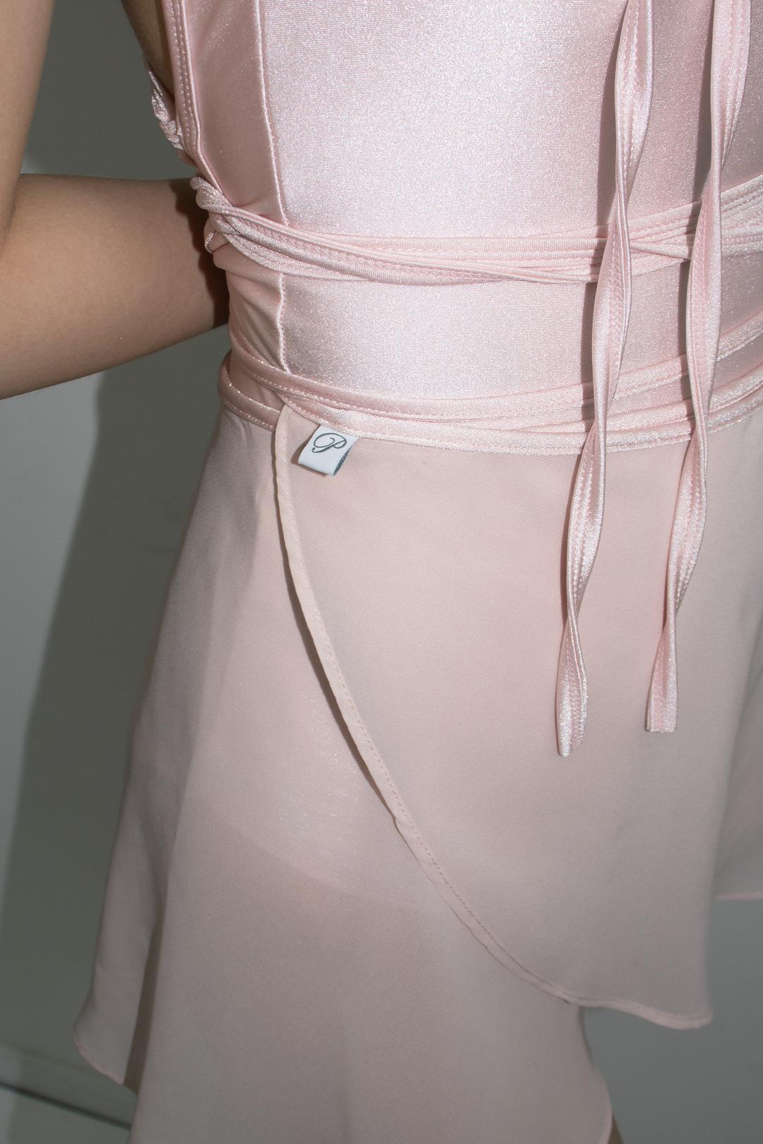 WRAP COVER-UP SKIRT pink