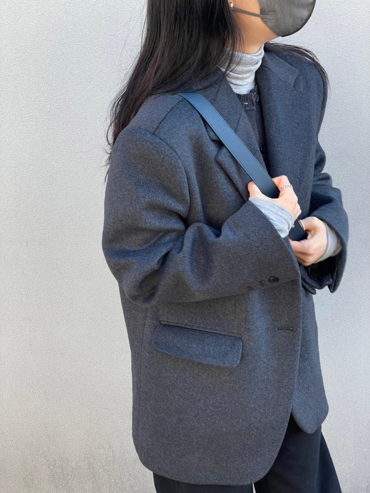 테이크 울 숏자켓(누빔안감/울60)