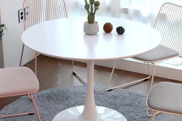 [리퍼] 플로윙 4인용식탁 원형테이블 1000파이