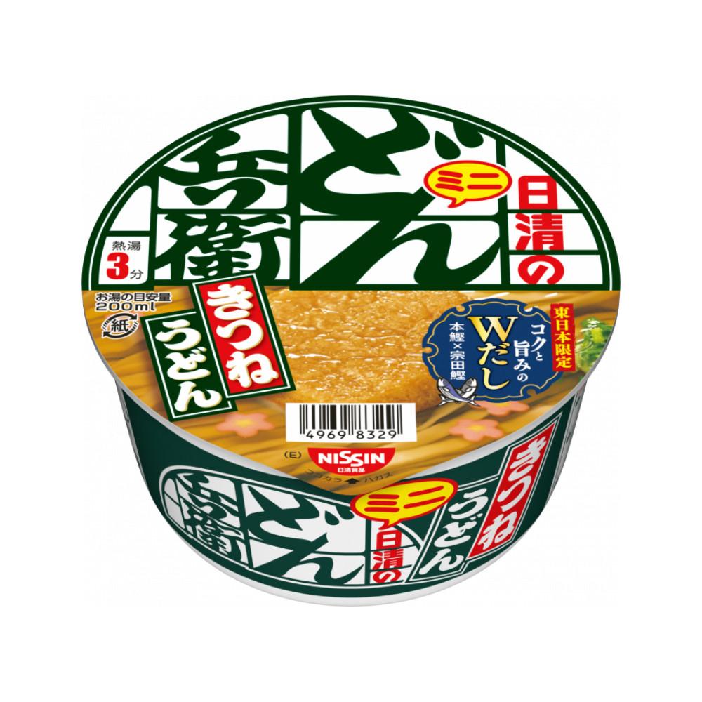 일본 컵라면(라멘) 닛신 돈베이 미니 키츠네(유부우동) [원산지:일본]