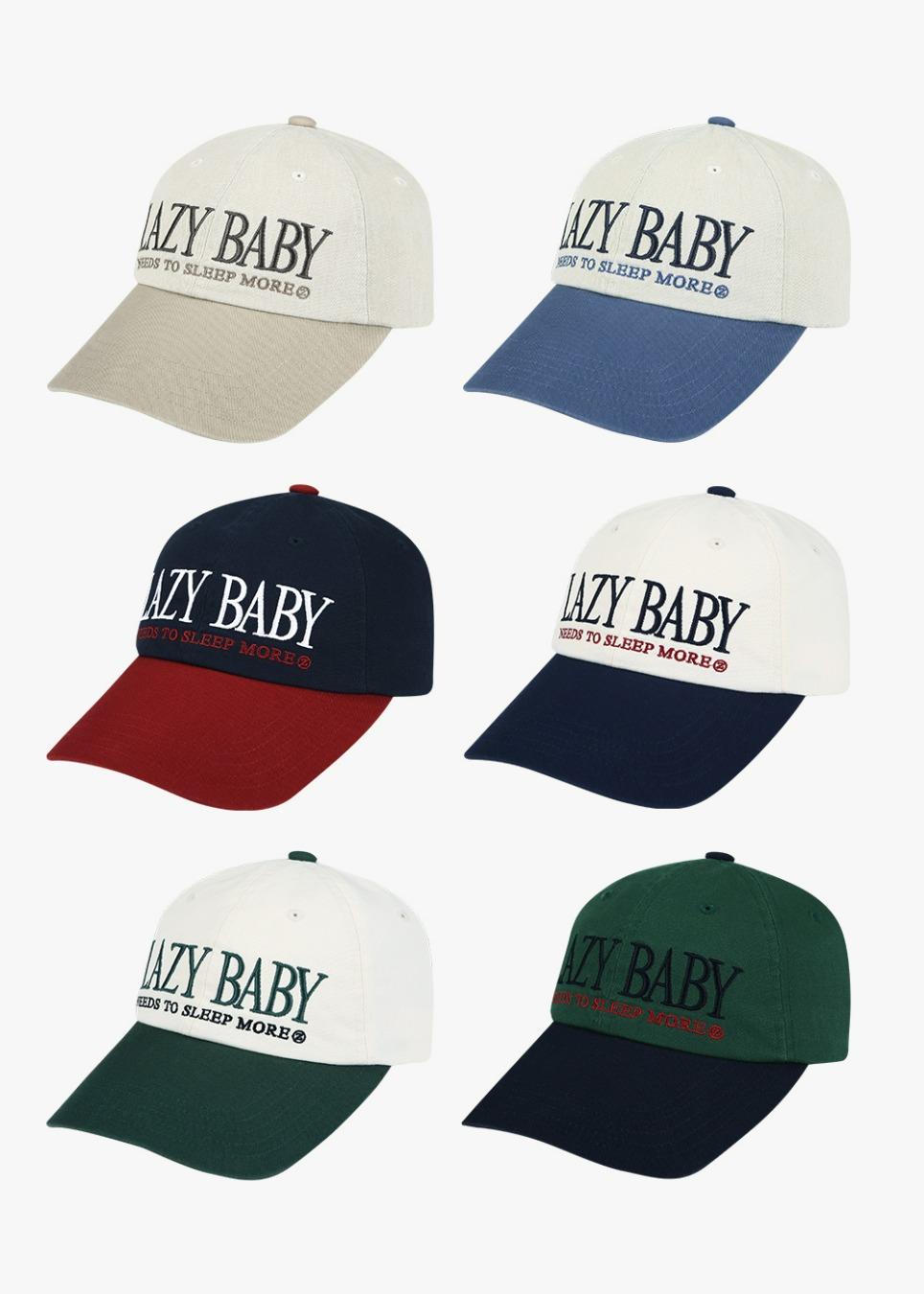 90s Lazy Baby Ball Cap (6color)