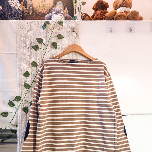 Saint James 팔꿈치 패치 티셔츠