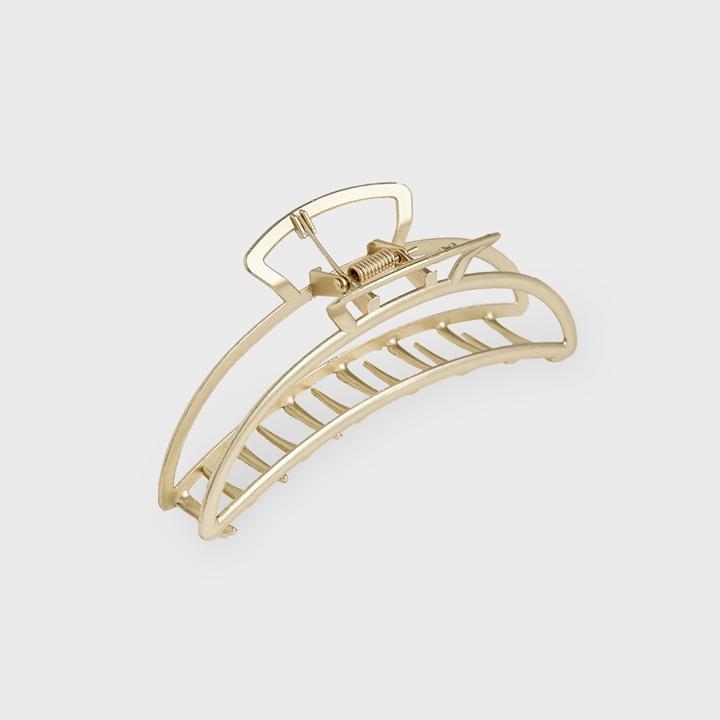 골드 메탈 헤어 집게핀