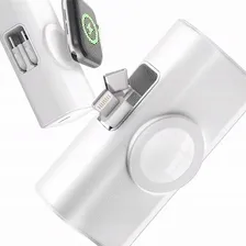 [우체국택배💛] 아이몰 3in1 애플워치 충전 + C타입 + 8핀 일체형 소형 도킹형 휴대용 미니 보조 배터리 보조배터리 보빼 충전기 충전