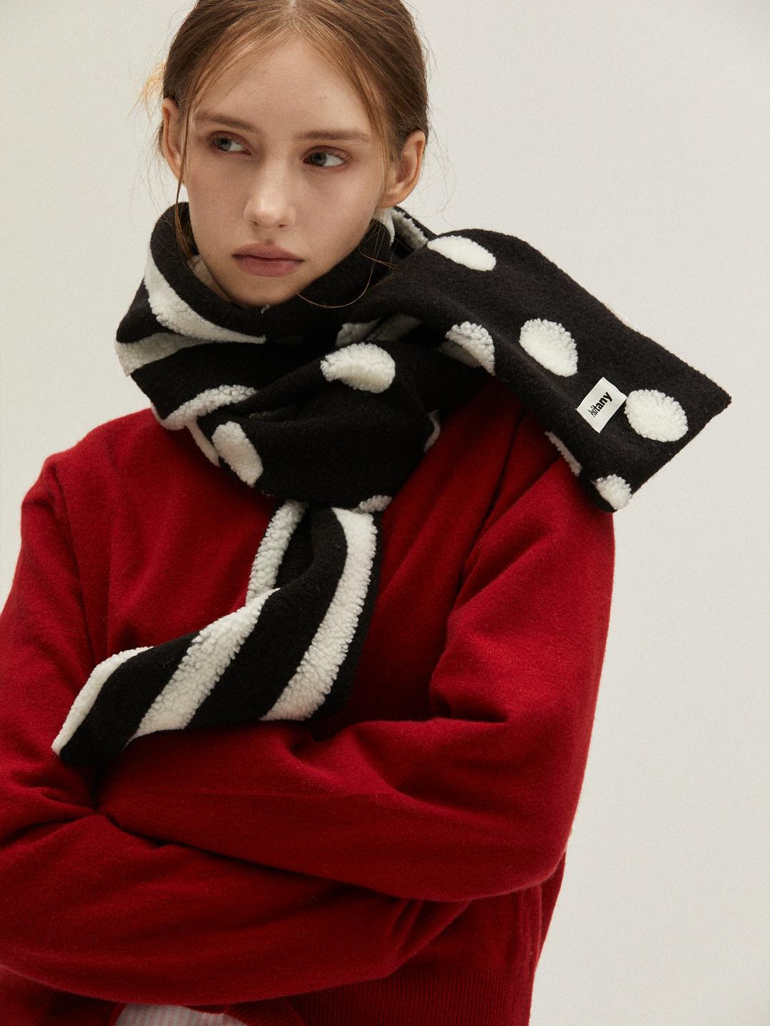 STRIPE&DOT muffler (BLACK)