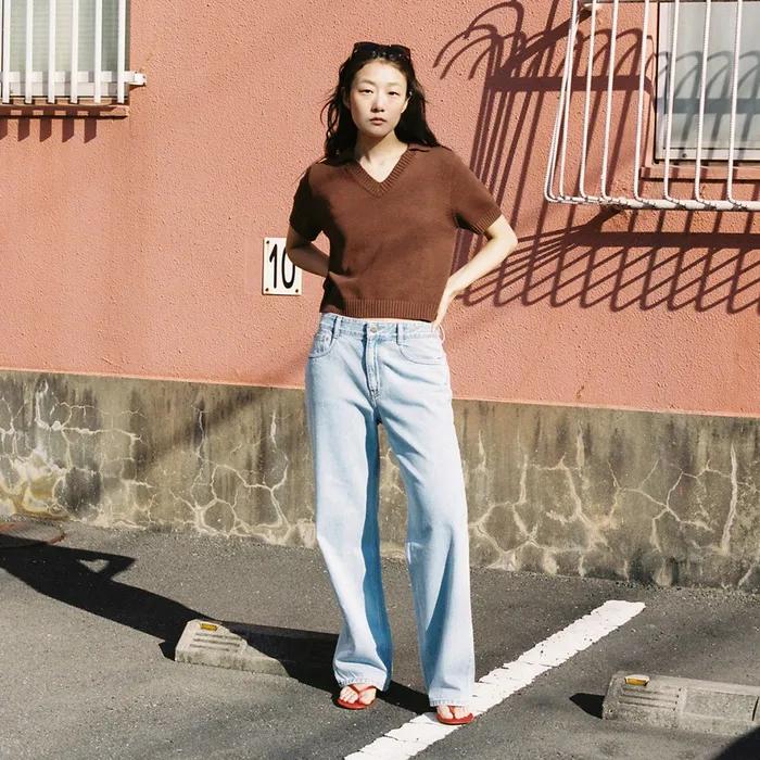 Born BELLA Loose-fit Jeans (Dusty Blue)