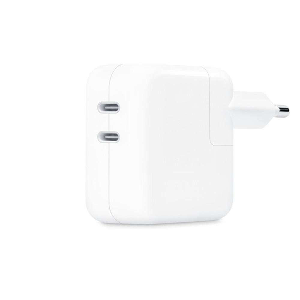 애플 아이폰 충전기 35W 듀얼 USB-C 포트 전원 어댑터 (호환기종 아이패드 애플워치 에어팟 아이폰)
