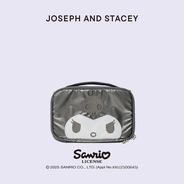 Cosmetics Pouch Kuromi Charcoal